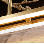 Люстра прямоугольная из фактурного стекла Chandelier Beam варинант исполнения - 9 | Loft Concept в Перми