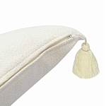 Подушка с цветочным принтом и кисточками Blooming Elegance Harper варинант исполнения - 3 | Loft Concept в Перми