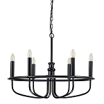 Люстра круглая с 6-ю лампами Kichler варинант исполнения - 1 | Loft Concept в Перми