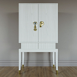 Кабинетный шкаф Elsa Dreams White с 2-мя ящиками варинант исполнения - 5 | Loft Concept в Перми