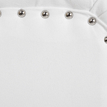 Кушетка белая с мягкой обивкой из велюра Michael Couch варинант исполнения - 7 | Loft Concept в Перми