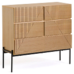 Комод с геометрическим рисунком на ящиках Anders Light Wood варинант исполнения - 1 | Loft Concept в Перми