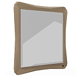 Зеркало квадратное c деревянной рамой из массива дуба Tasteful Furniture варинант исполнения - 1 | Loft Concept в Перми