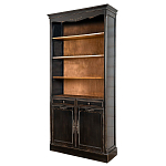 Стеллаж книжный с 4-мя полками и 2-мя ящиками с состаренным эффектом Vintage варинант исполнения - 1 | Loft Concept в Перми