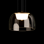 Подвесной светильник с куполообразным прозрачным стеклянным плафоном Grada Light варинант исполнения - 4 | Loft Concept в Перми