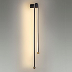 Бра черного цвета с изогнутым плафоном Luke Lampco Tracer Lamp варинант исполнения - 3 | Loft Concept в Перми