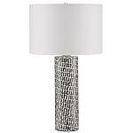 Настольная лампа с узором вдоль колоннообразного основания Scenic Surface варинант исполнения - 3 | Loft Concept в Перми