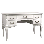 Стол рабочий белый из массива бука с 5-ю ящиками White Provence варинант исполнения - 1 | Loft Concept в Перми