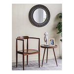 Зеркало круглое с текстурированным дизайном рамы Helios варинант исполнения - 5 | Loft Concept в Перми