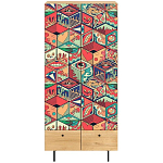 Шкаф с принтом Dominoes варинант исполнения - 2 | Loft Concept в Перми