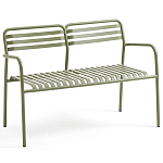 Скамья из алюминия Mack Metal Bench Green варинант исполнения - 1 | Loft Concept в Перми