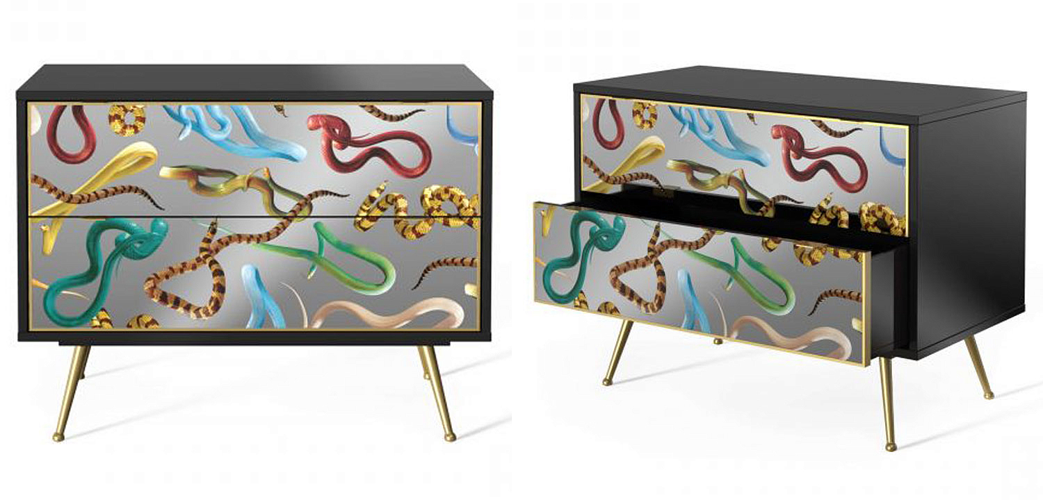 Комод Seletti Chest of Two Drawers Snakes Комод Seletti Chest of Two Drawers Snakes - Loft-Concept в Перми
