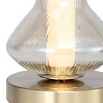 Настольная лампа светодиодная с волнообразным стеклянным плафоном Amphora of Light варинант исполнения - 4 | Loft Concept в Перми