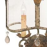 Бра настенное с цветочным мотивом Aged Luxury варинант исполнения - 1 | Loft Concept в Перми