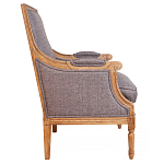 Кресло William Classical Armchair grey flax варинант исполнения - 1 | Loft Concept в Перми