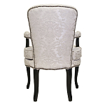 Кресло c растительным орнаментом Aubrey Classical Armchair beige jacquard варинант исполнения - 2 | Loft Concept в Перми