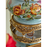 Ваза с птичкой из фарфора с бронзовыми элементами Garden of Eden варинант исполнения - 10 | Loft Concept в Перми