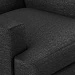 Мебельная ткань Шенилл черный цвет 138 см T4-35 варинант исполнения - 4 | Loft Concept в Перми