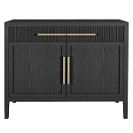 Буфет Primo с двумя ящиками и двумя фасадами Черный дуб варинант исполнения - 1 | Loft Concept в Перми