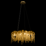 Люстра круглая подвесная с металлическими дугами и длинными цепочками 80 см Atlantis Chain варинант исполнения - 11 | Loft Concept в Перми