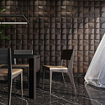 Гипсовая 3D панель с принтографией PM-26 варинант исполнения - 3 | Loft Concept в Перми