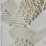 Панно из шерсти и хлопка с узором Beige Calista Serene варинант исполнения - 7 | Loft Concept в Перми