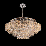 Люстра хрустальная в неоклассическом стиле на серебристом каркасе Majesty варинант исполнения - 5 | Loft Concept в Перми