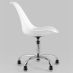 Офисный стул на металлическом основании EGGERY White варинант исполнения - 3 | Loft Concept в Перми