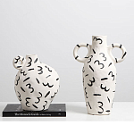 Декоративная ваза White Doodle Vase S варинант исполнения - 2 | Loft Concept в Перми