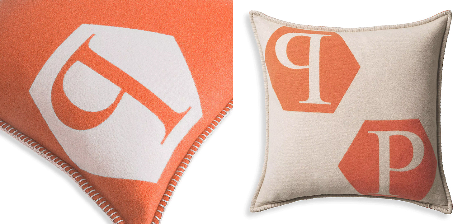 Подушка Philipp Plein Cushion Cashmere PP Logo 65 x 65 Orange Подушка Philipp Plein Cushion Cashmere PP Logo 65 x 65 Orange - Loft-Concept в Перми