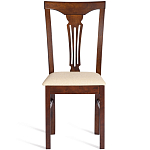 Стул деревянный с узором ручной работы Espresso варинант исполнения - 7 | Loft Concept в Перми