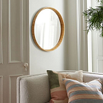 Зеркало круглое в раме из ротанга Wickerwork варинант исполнения - 6 | Loft Concept в Перми