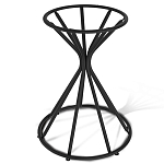 Стол обеденный с круглой керамической столешницей песчаного цвета Sand Ceramics варинант исполнения - 5 | Loft Concept в Перми