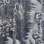 Мебельная ткань Вышивка серый цвет 130 см T2-39 варинант исполнения - 2 | Loft Concept в Перми