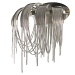 Бра с металиическими цепочками и дугообразными элементами Atlantis Chain варинант исполнения - 3 | Loft Concept в Перми