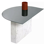 Дизайнерский журнальный стол с рельефным основанием Dutynor варинант исполнения - 2 | Loft Concept в Перми