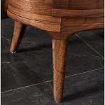 Прикроватный столик из дерева с 2-мя ящиками Moon Walnut Furniture варинант исполнения - 7 | Loft Concept в Перми