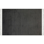 Ковер из полиэстера Black and white continent варинант исполнения - 1 | Loft Concept в Перми