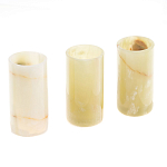 Ваза настольная цилиндрической формы из оникса Stone Vase варинант исполнения - 2 | Loft Concept в Перми