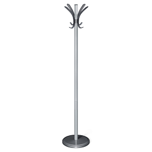 Вешалка серого цвета с 4-мя крючками из пластика Curves Hangers