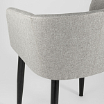 Мягкое кресло на металлических ножках Shaggy Grey варинант исполнения - 7 | Loft Concept в Перми