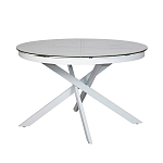 Стол обеденный раскладной круглый White Ceramic Table варинант исполнения - 2 | Loft Concept в Перми