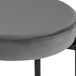 Табурет с мягким круглым сиденьем RIO Grey варинант исполнения - 3 | Loft Concept в Перми