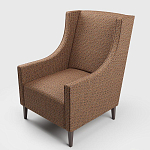 Мебельная ткань Шенилл терракотовый цвет 142 см T4-58 варинант исполнения - 5 | Loft Concept в Перми