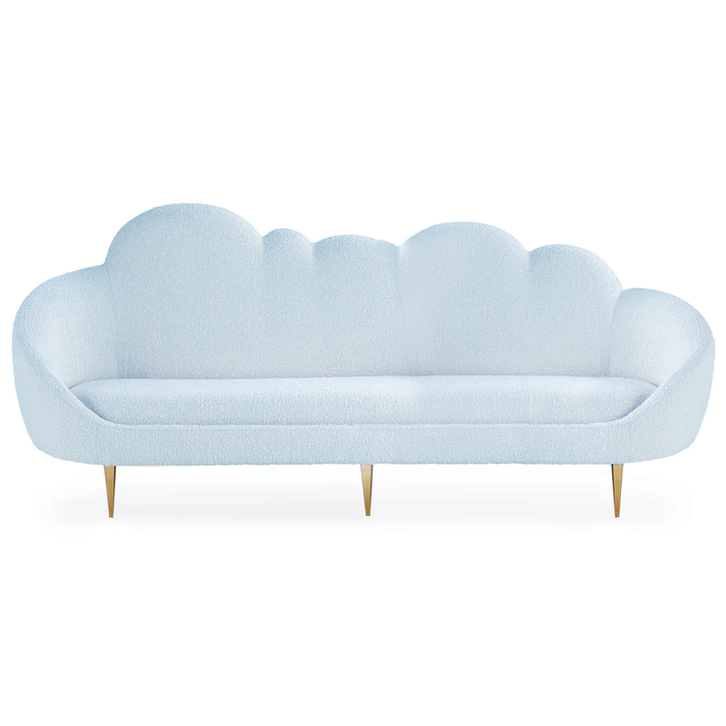 Уникальный диван для детской Soft Cloud трехместный Голубой Белый Розовый Золотой Уникальный диван для детской Soft Cloud трехместный Голубой Белый Розовый Золотой в Перми | Loft Concept