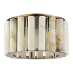 Потолочный светильник из стекла и премиального алебастра Ravishment варинант исполнения - 2 | Loft Concept в Перми