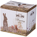 Кружка из фарфора с изображением уток и собаки 400 мл Hunting Porcelain Collection варинант исполнения - 2 | Loft Concept в Перми