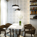 Гипсовая 3D панель с принтографией PM-20 варинант исполнения - 3 | Loft Concept в Перми