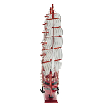 Декоративная модель деревянного красного парусника в подарочной упаковке With The low варинант исполнения - 2 | Loft Concept в Перми