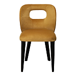 Стул велюровый горчичный Verified варинант исполнения - 2 | Loft Concept в Перми